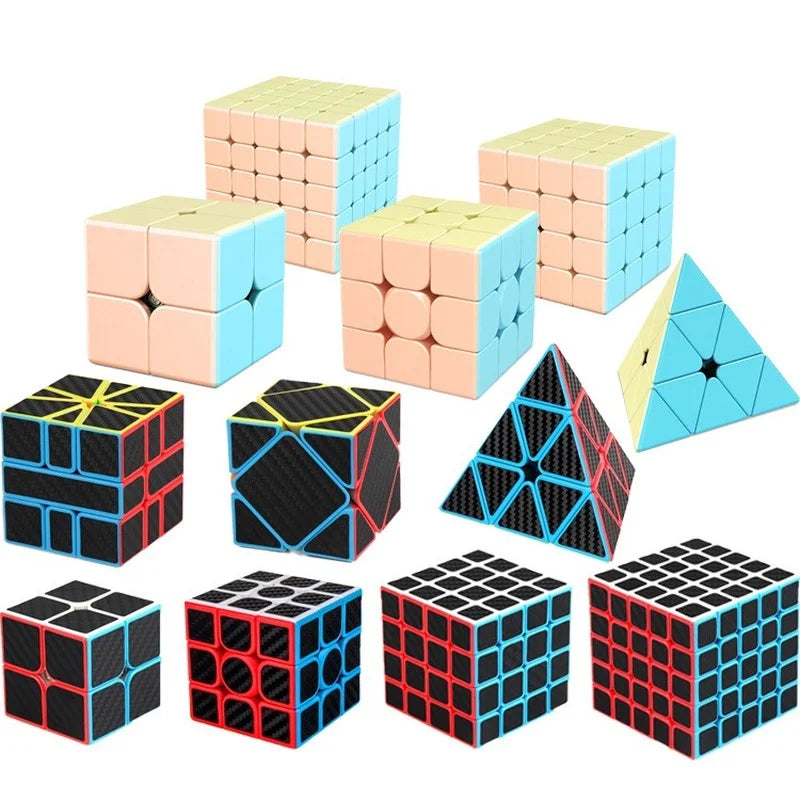 Moyu Meilong 3x3x3 4x4x4 Professional Magic Cube Carbon