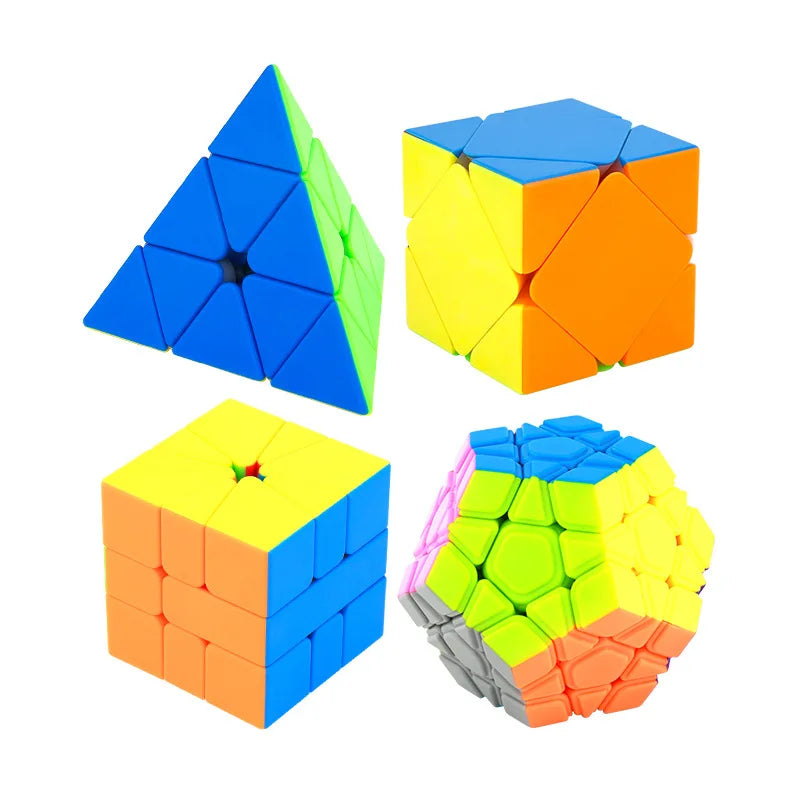 MoYu cube Set  Meilong 2345 Gift Box 4in1 Profissional Magic cube 2x2 3x3 4x4 5x5