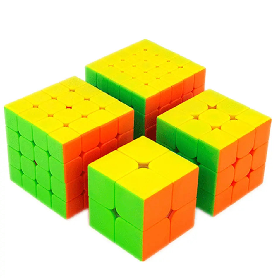 MoYu cube Set  Meilong 2345 Gift Box 4in1 Profissional Magic cube 2x2 3x3 4x4 5x5