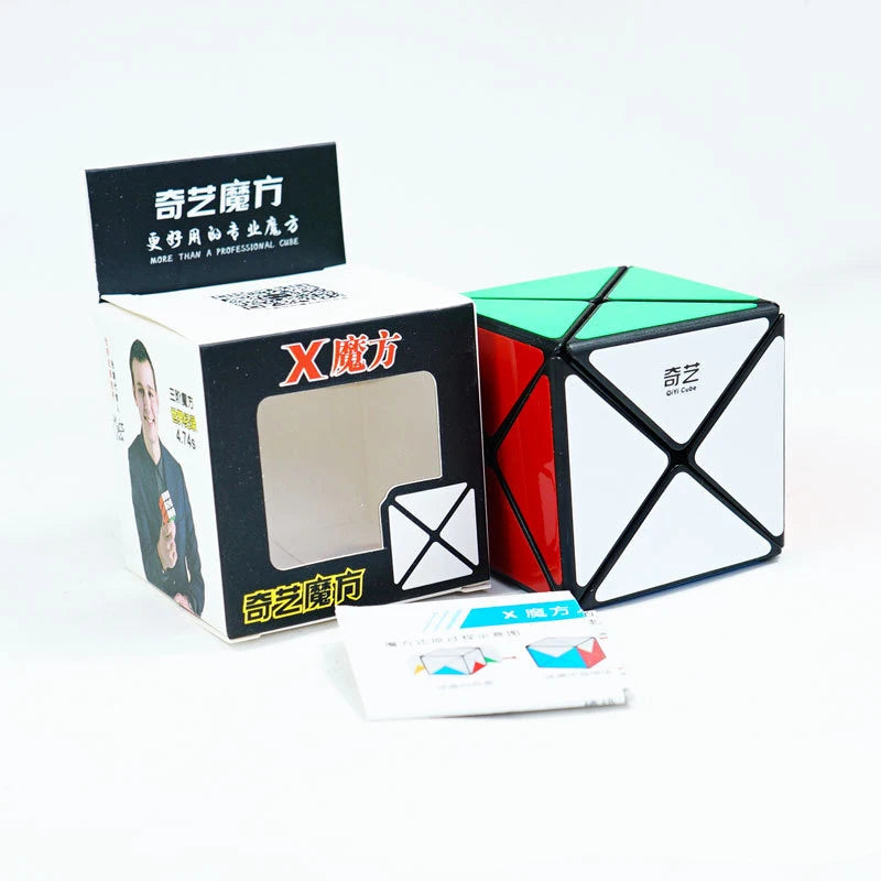 Qiyi 3x3x3 4x4x4 5x5x5 Professional Magic Cube Black Sticker