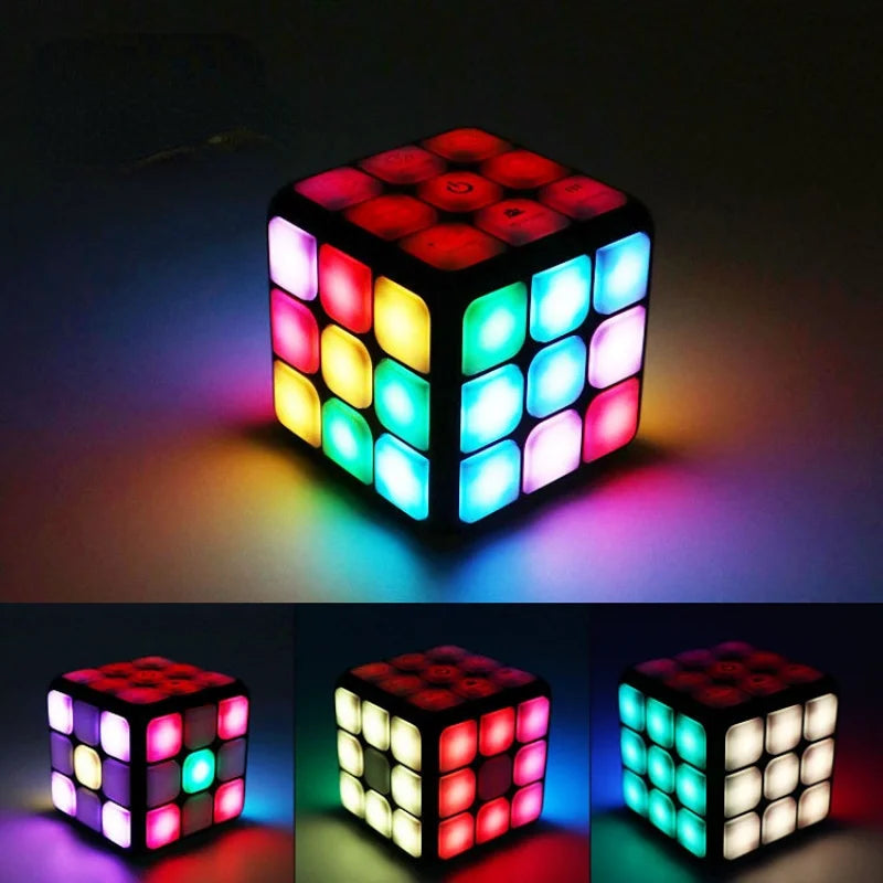 Jouets éducatifs Cube Magique Son Lumière Antistress Jeu de Musique Électronique Jouets Interactifs pour Enfants