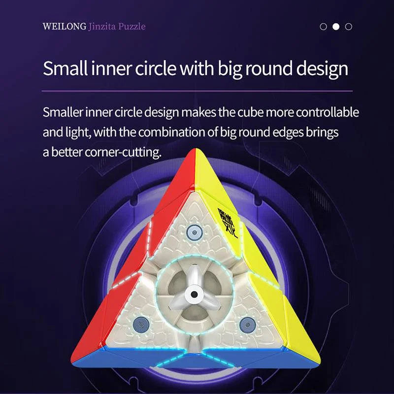 MOYU Weilong Pyraminx Maglev Magnetic Magic Speed Cube Puzzle Toys Weilong