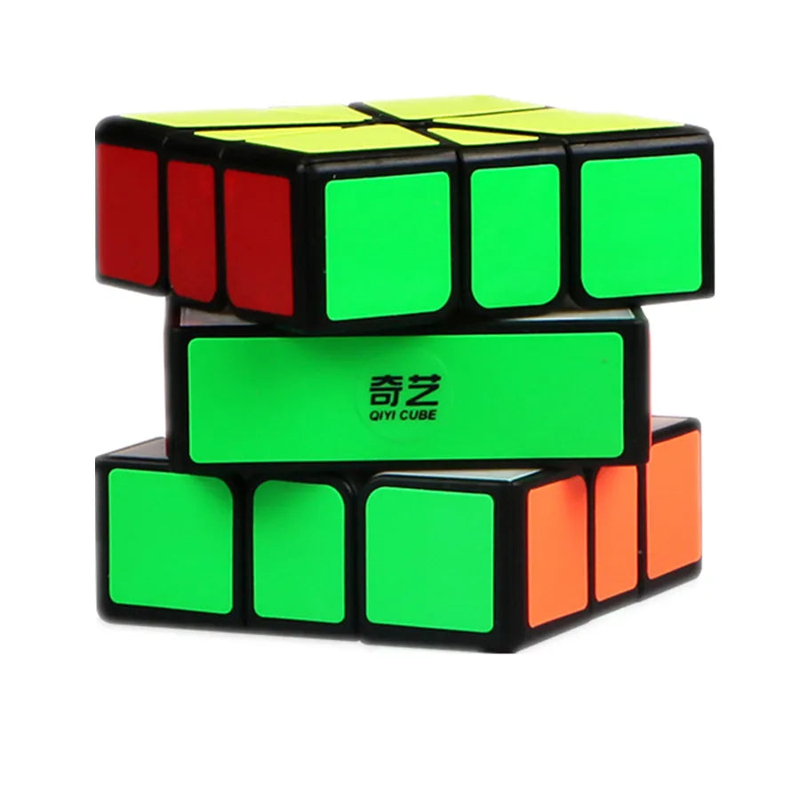 Qiyi Windmill /Fisher /Axis/SQ1 Magic Cube 2x2 3x3 Puzzle Black Stickers Magic Cube Toys For Children Kids Gift Toy