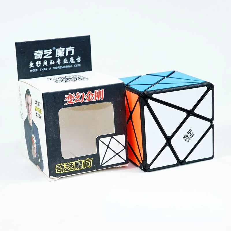 Qiyi 3x3x3 4x4x4 5x5x5 Professional Magic Cube Black Sticker