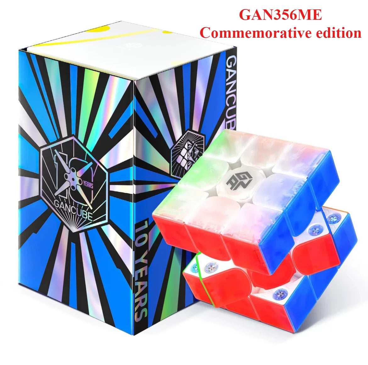 GAN Cube 10th Anniversary Collection Maglev 3x3 Cube GAN15, Gan12ui, GAN356icarry 2, Gan356ME Commemorative Edition