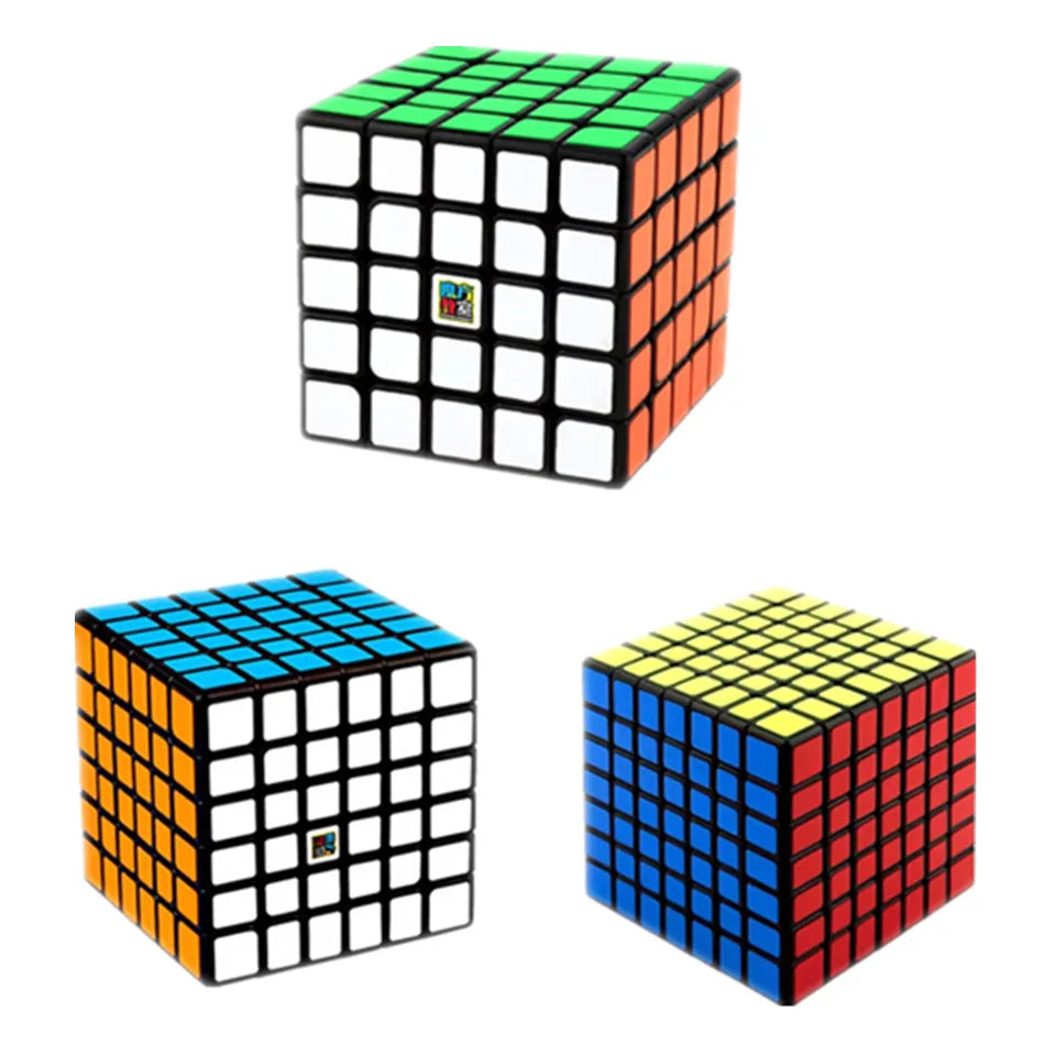 Moyu Meilong 5x5 Black/Stickerless Magic Cube Professional