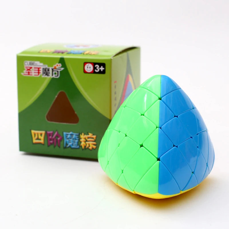 Fast Turning Cube Puzzle For Kids Speedcube IQ Test Brain