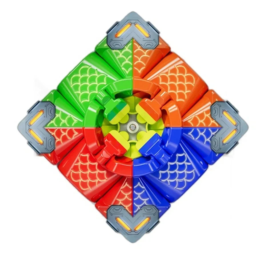 Meilong 3M V2 3x3 Magnetic Magic Cube Magnetic Lite  Speed Professional Puzzle Toys For Children Kids