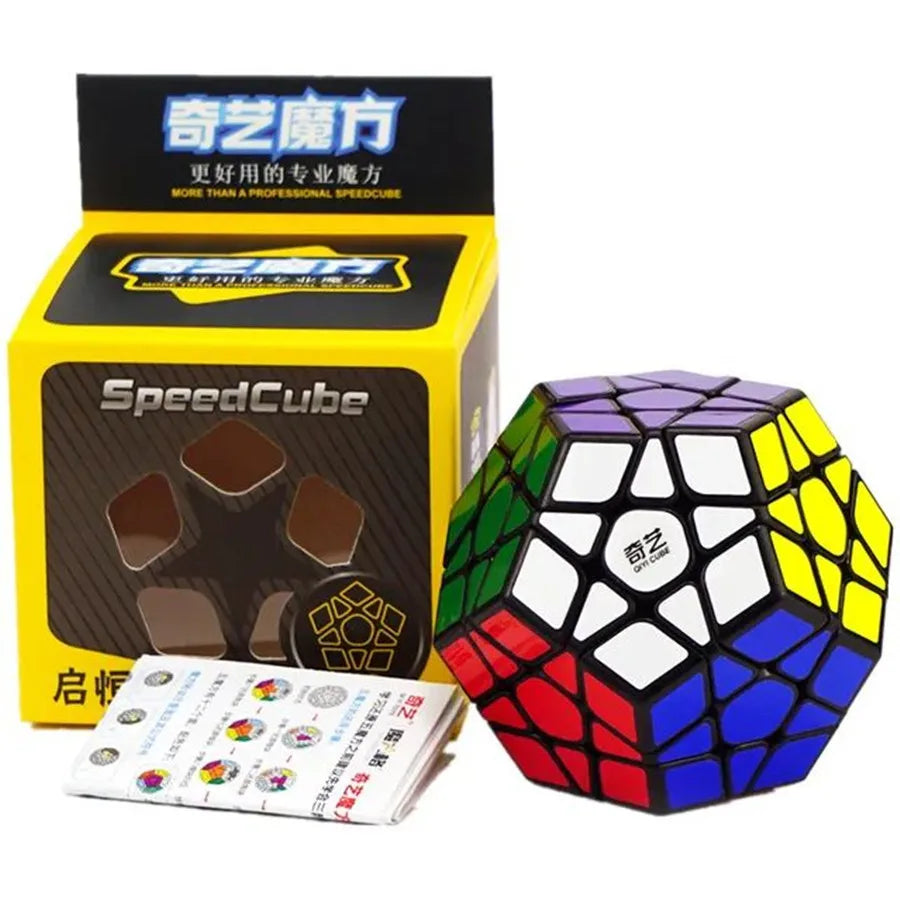 QIYI Speed Magic Cube 3x3x3 4x4x4 5x5x5 Puzzle Black Stickers Magic Cube