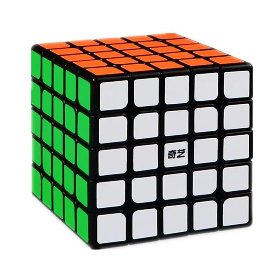 QIYI Speed Magic Cube 3x3x3 4x4x4 5x5x5 Puzzle Black Stickers Magic Cube