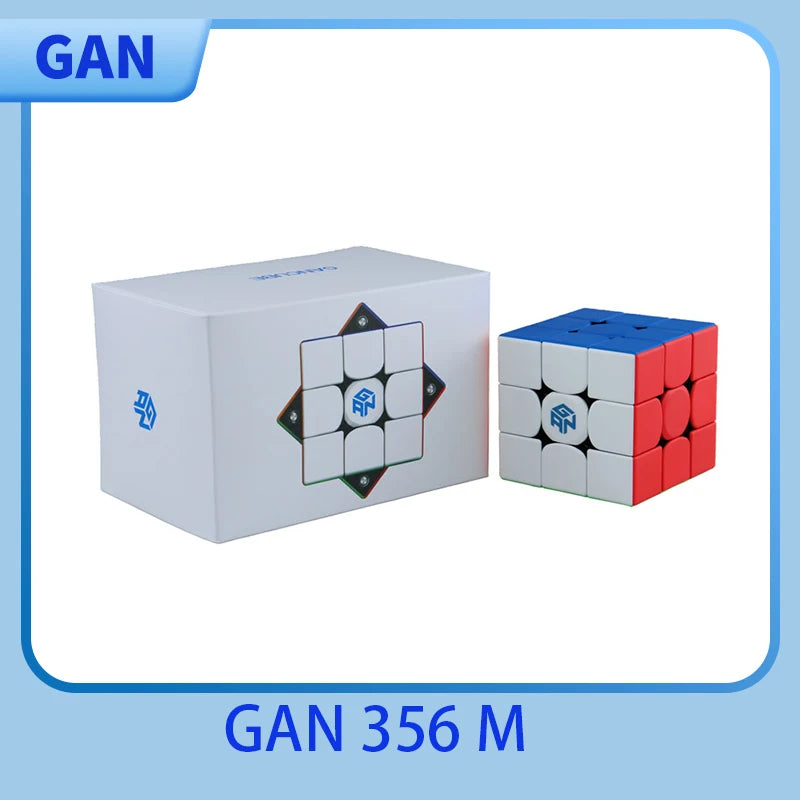 GAN 356 M Magnetic Magic Speed Cube Stickerless Gan 356M Professional Fidget Toys GAN 356 M Lite