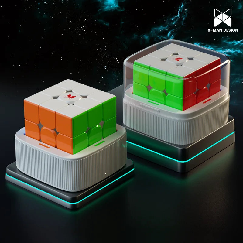Qiyi Tornado V4 AI Smart Cube UV Charging Box Version 3x3 Magnetic Magic Cube