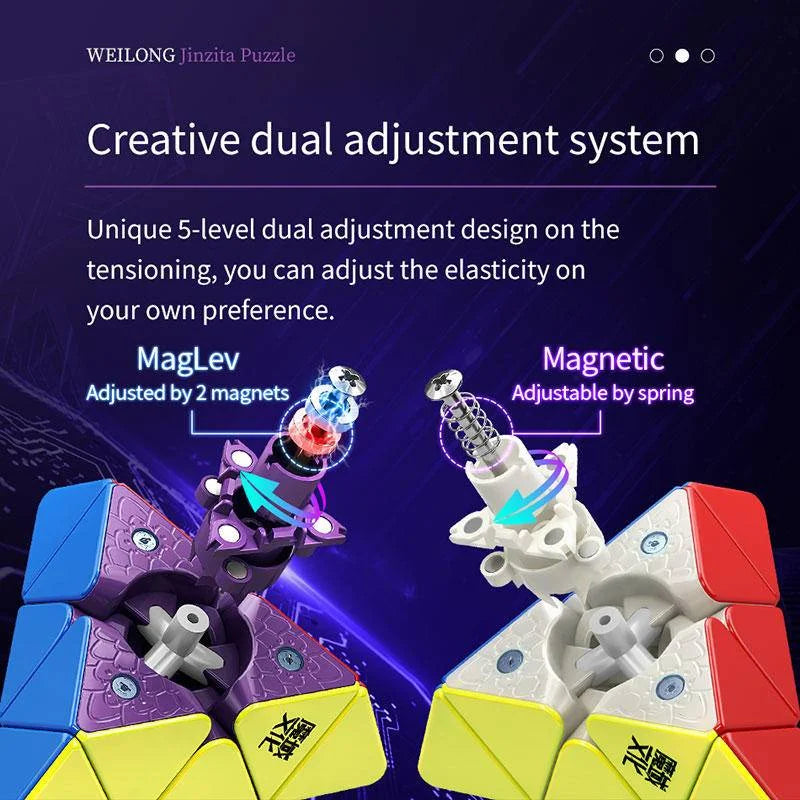 MOYU Weilong Pyraminx Maglev Magnetic Magic Speed Cube Puzzle Toys Weilong