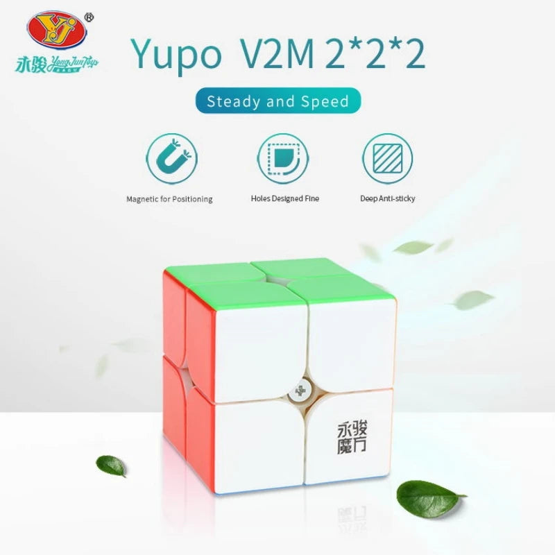 YJ Yupo V2M 2X2x2 Magnetic Speed Cube