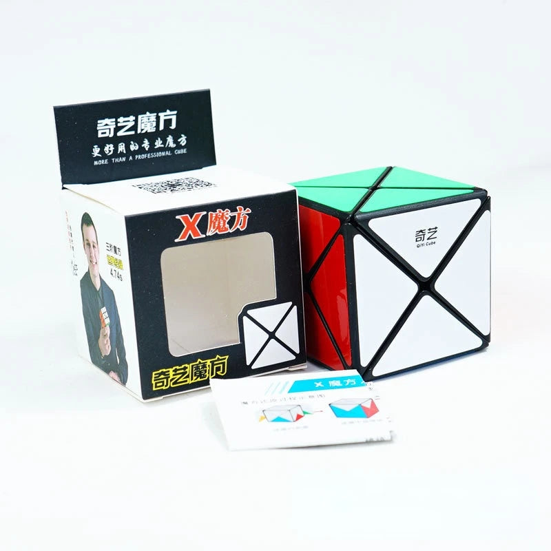 Qiyi 3x3x3 4x4x4 5x5x5 Professional Magic Cube Black Sticker