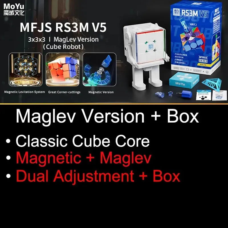 MoYu RS3M V5 3X3 Magnetic Magic Speed Cube Professional
