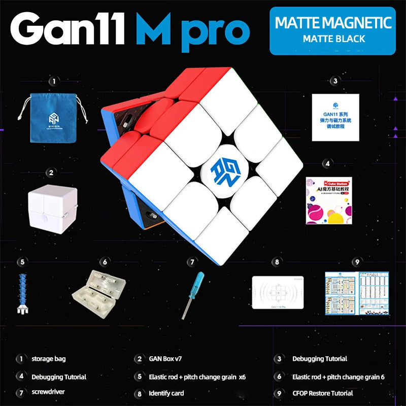 [CubeFun] GAN11 M Pro 3x3 251M 2x2 magnetic magic speed Gans cubes gan 11 m magnets Professional Puzzle Toys Educational  cube