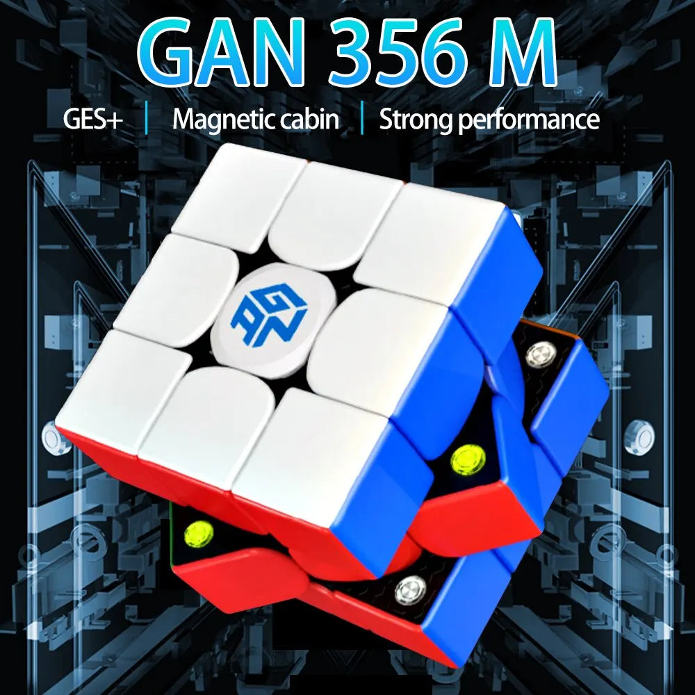 GAN 356 M 3x3x3 Magnetic Magic Speed Cube Stickerless