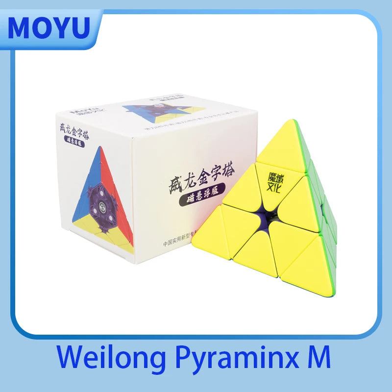 MOYU Weilong Pyraminx Maglev Magnetic Magic Speed Cube Puzzle Toys Weilong