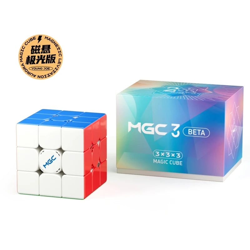 YJ MGC Beta 3x3x3 Magnetic Magic Cube Maglev Ball Core UV Stickerless Professional 3x3 Speed Fidget Cube Toys Children Gift