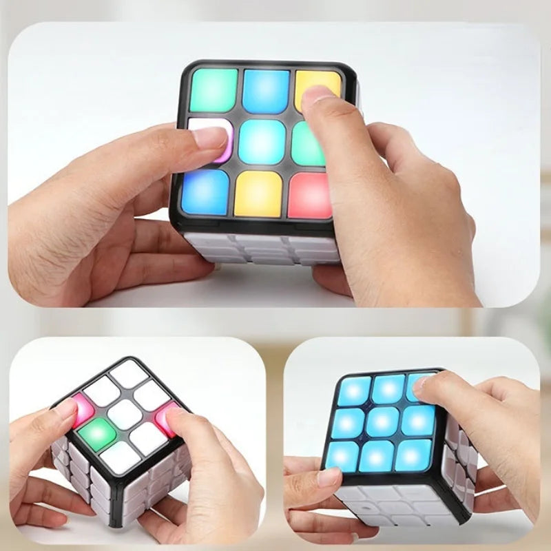 Jouets éducatifs Cube Magique Son Lumière Antistress Jeu de Musique Électronique Jouets Interactifs pour Enfants