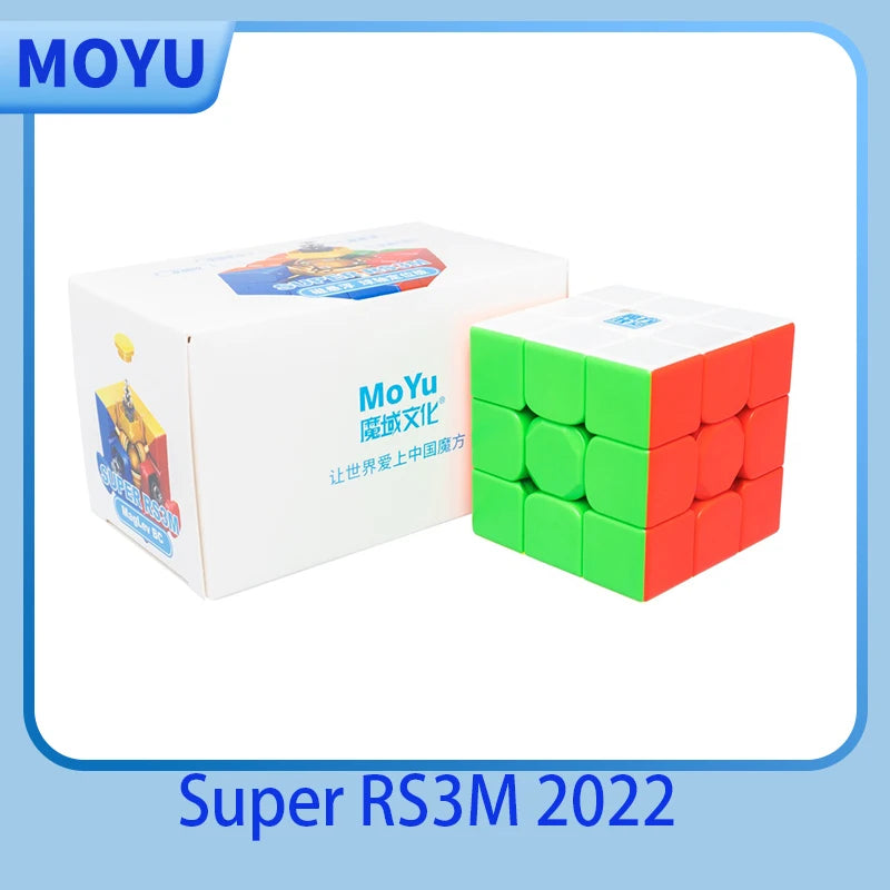 MOYU Super RS3M  3x3 Magnetic Magic Speed Cube Stickerless Professional