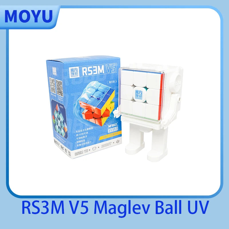 [JudyCube] MoYu RS3M V5 3X3 Magnetic Magic Speed Cube Stickerless