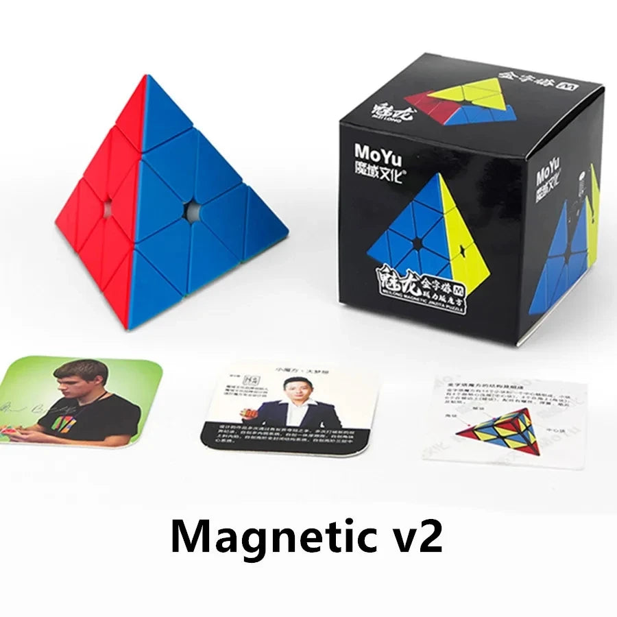 MoYu Meilong Magnetic 2x2 3x3 4x4 5x5 6x6 7x7 Pyraminx Megaminx Magic Speed Cube