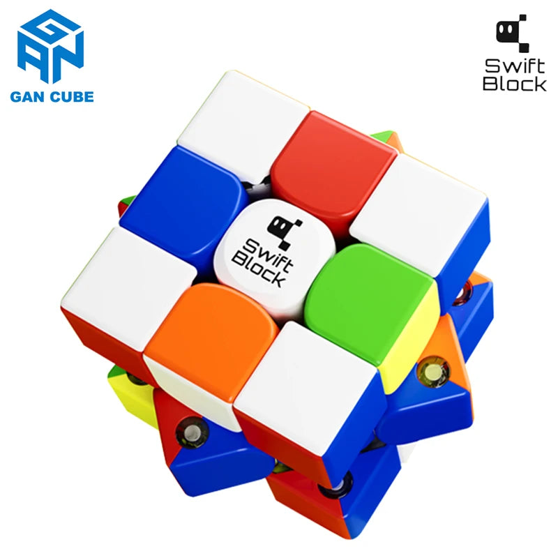 GAN Swift Block 355S 3x3 Magnetic Magic Cube 3×3 Speed Puzzle 3x3x3