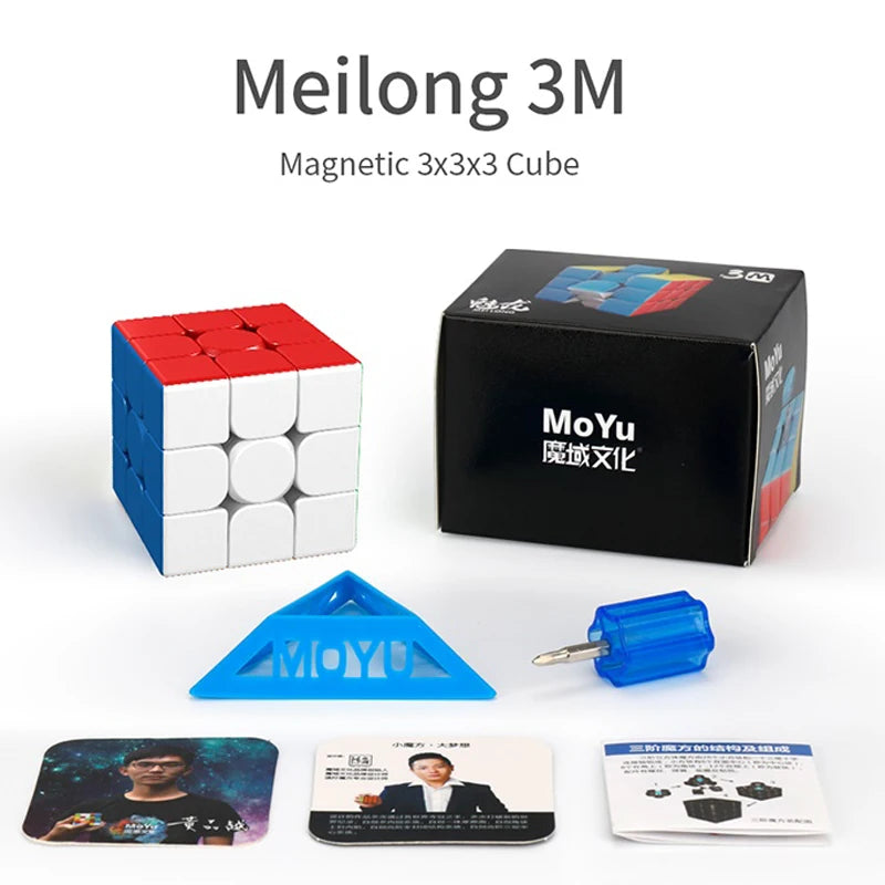 MoYu Meilong Magnetique 2x2 3x3 4x4 5x5 Magic Speed Cube