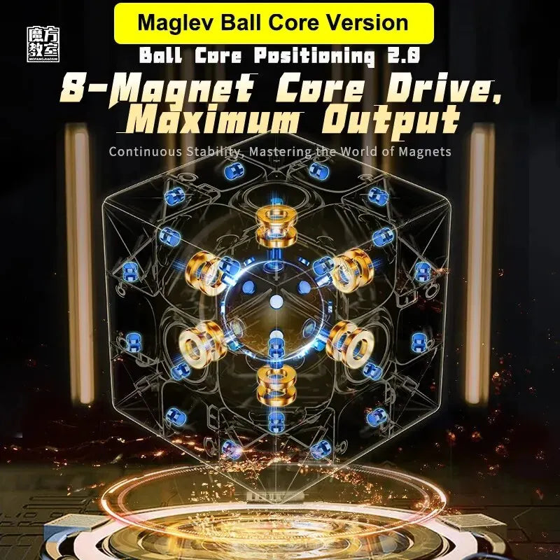 MoYu RS3M V5 3X3 Magnetic Magic Speed Cube Professional