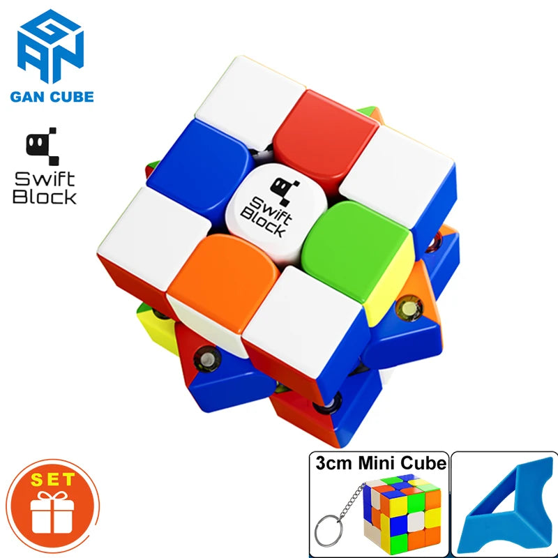 GAN Swift Block 355S 3x3 Magnetic Magic Cube 3×3 Speed Puzzle 3x3x3