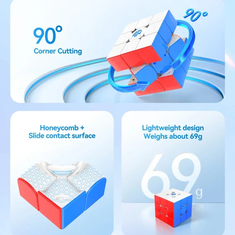 New 3x3 GAN12 Ui Maglev UV Ai Smart Maglev Magnetic Magic Cube