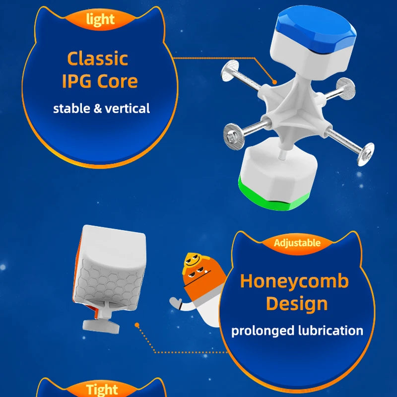 GAN Monster Go 3×3 Speedcube Magnetic Magic Cube 48 Magnet 3x3x3 Speed Puzzle Children's Fidget Toy