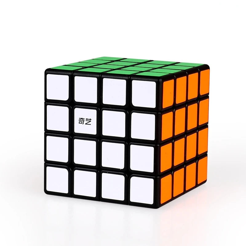 Qiyi 3x3x3 4x4x4 5x5x5 Professional Magic Cube Black Sticker