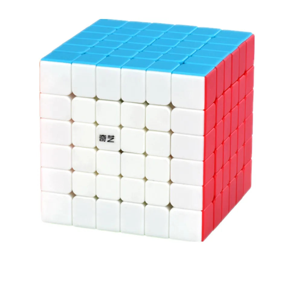 Qiyi Magic Cube 2x2 3x3 4x4 5x5 6x6 7x7 Stickerless Educational Puzzle  Magic Cube Toys For Children