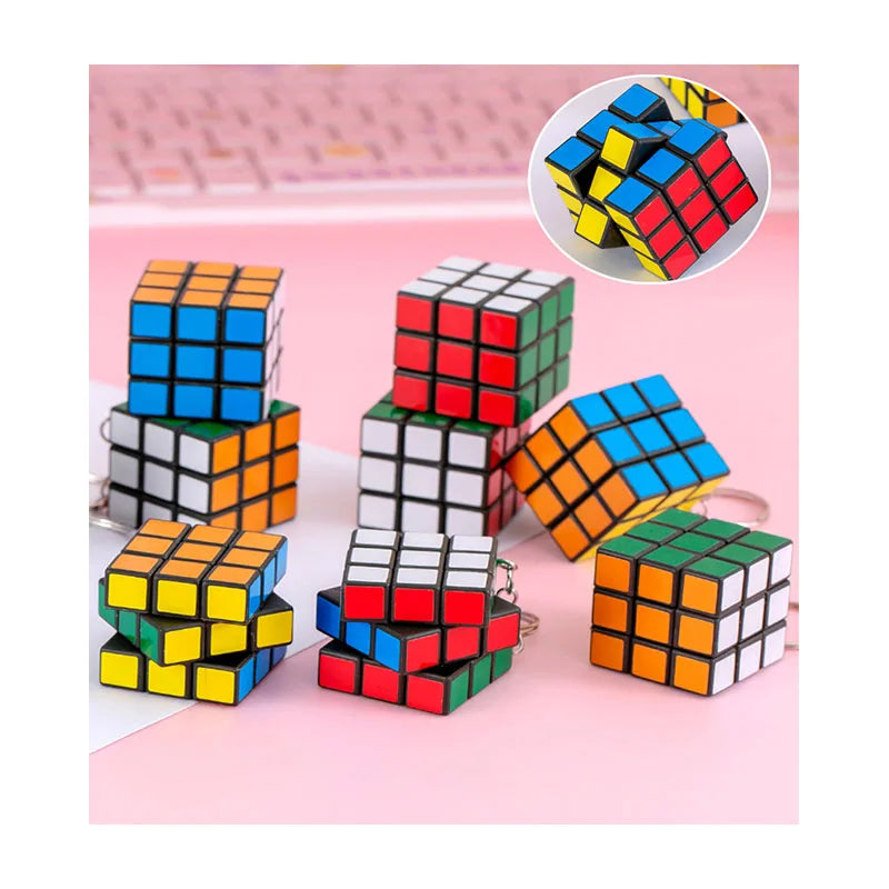 12/24/48/60 PCS 3x3x3cm Portes-Clés speedcubing