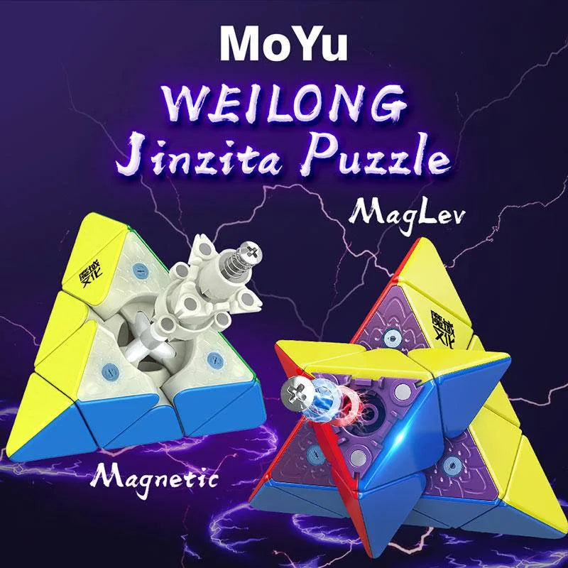 MOYU Weilong Pyraminx Maglev Magnetic Magic Speed Cube Puzzle Toys Weilong