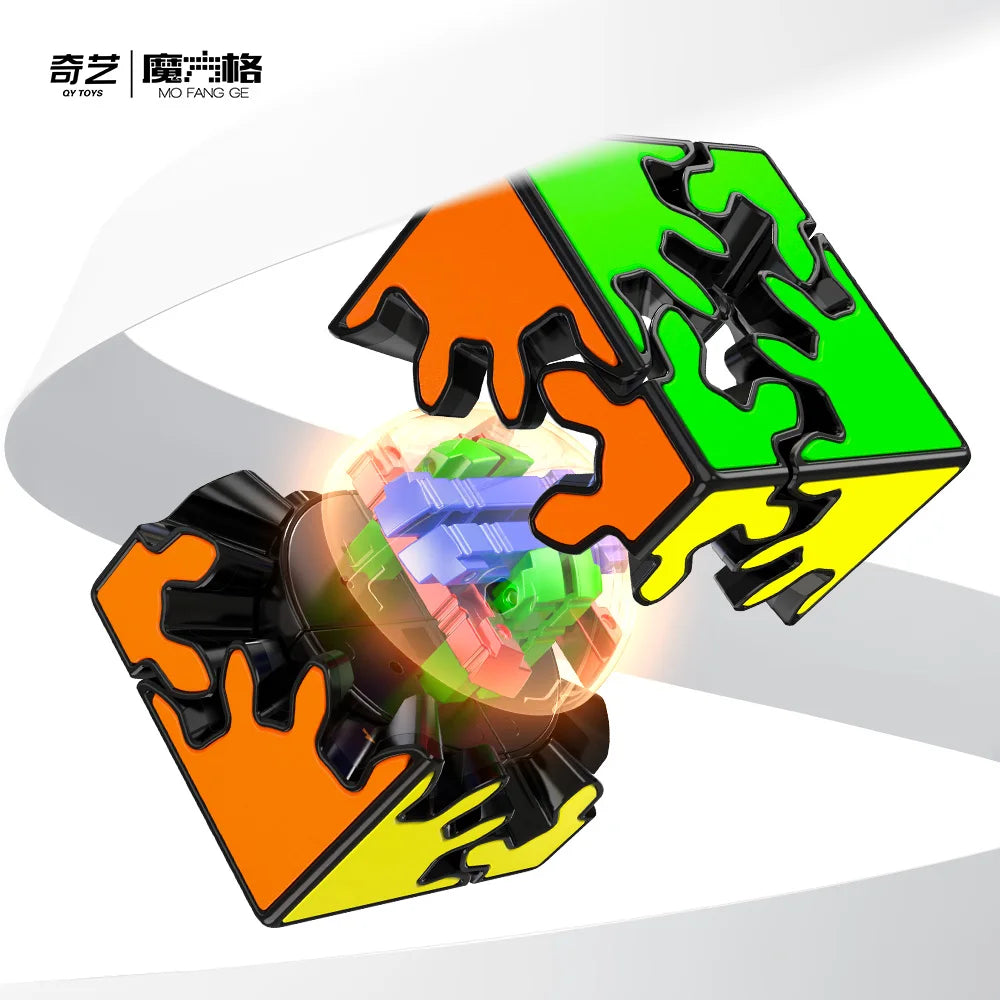 QIYI Gear Magic Cube 2X2 Gear Shift Cube Speed Professional Fidget Toys