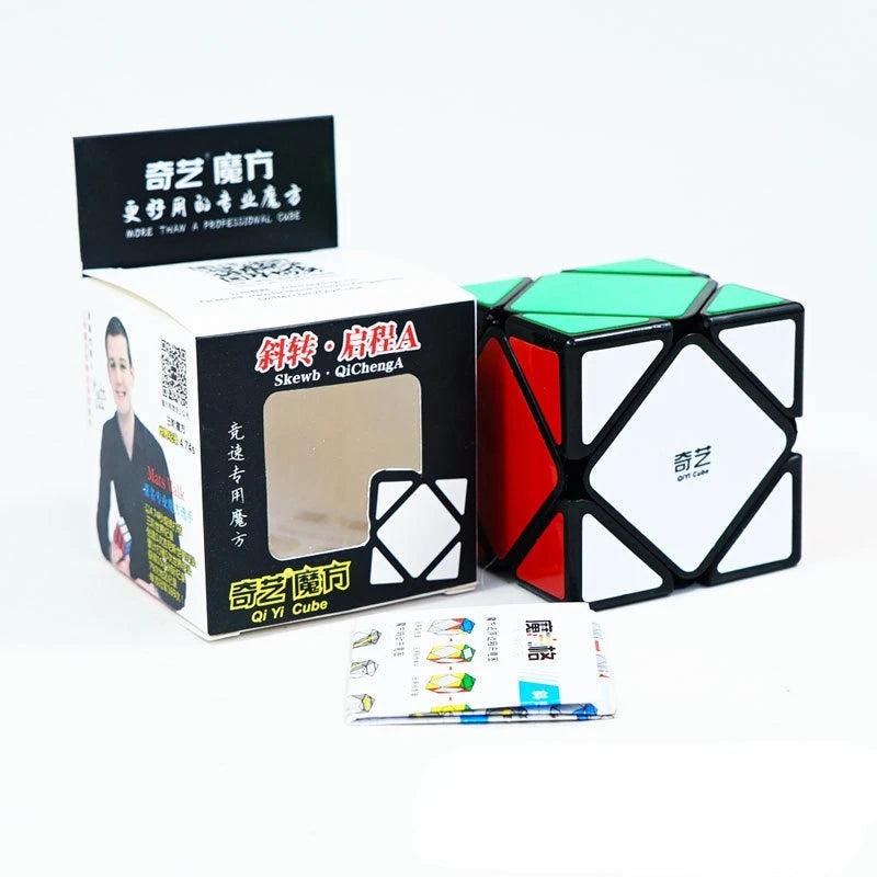 Qiyi 3x3x3 4x4x4 5x5x5 Professional Magic Cube Black Sticker