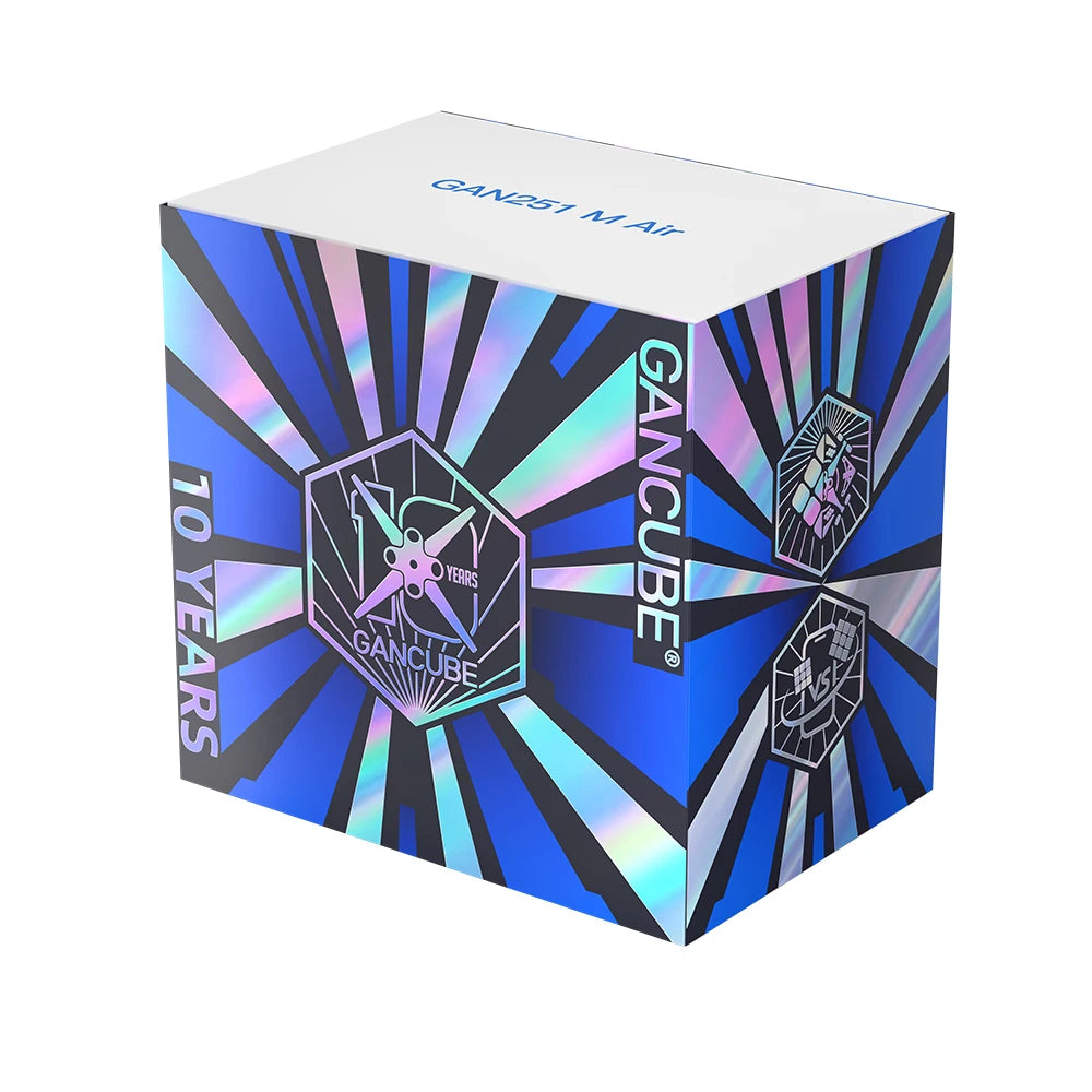 GAN 251M Leap UV Anniversary Magnetic Magic Speed Cube GAN 10th Anniversary 2X2