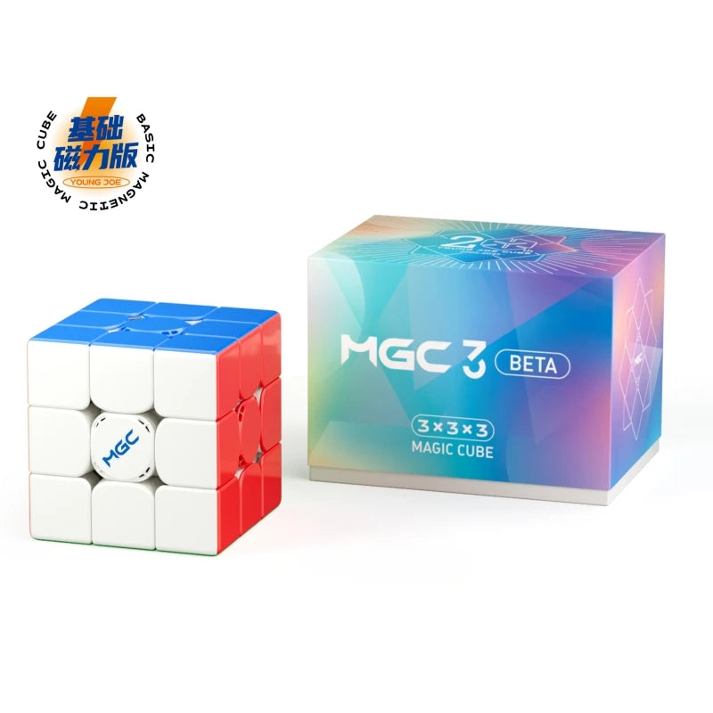 YJ MGC Beta 3x3x3 Magnetic Magic Cube Maglev Ball Core UV Stickerless Professional 3x3 Speed Fidget Cube Toys Children Gift