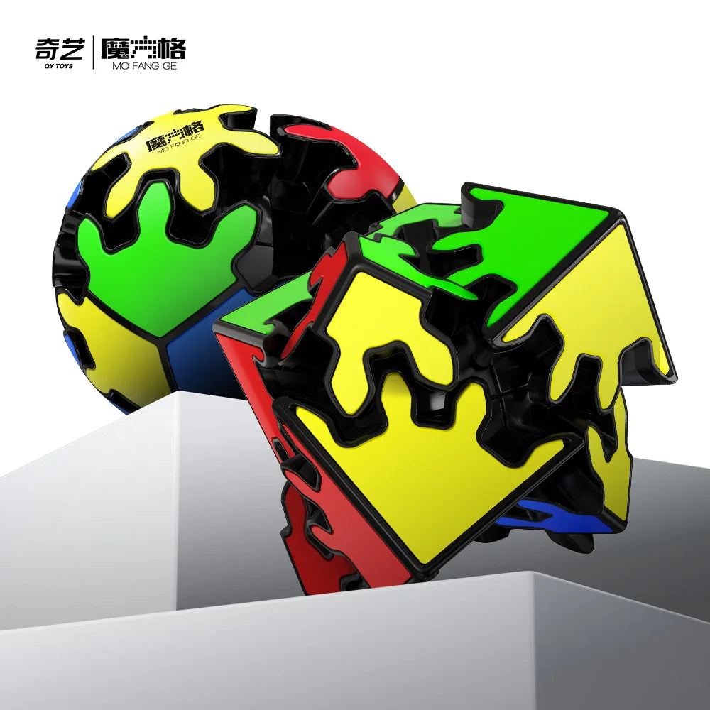 QIYI Gear Magic Cube 2X2 Gear Shift Cube Speed Professional Fidget Toys