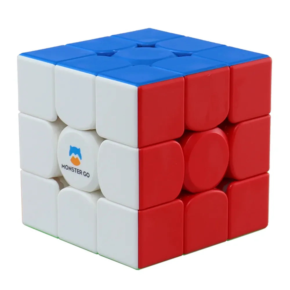 GAN Monster GO 3x3 M EDU Magnetic Magic Speed Cube Stickerless Professional Fidget Toys