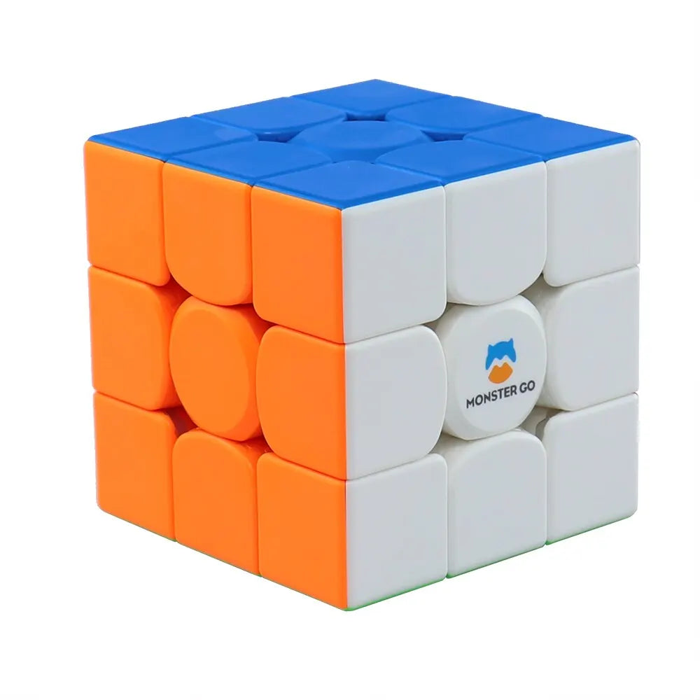 GAN Monster GO 3x3 M EDU Magnetic Magic Speed Cube Stickerless Professional Fidget Toys