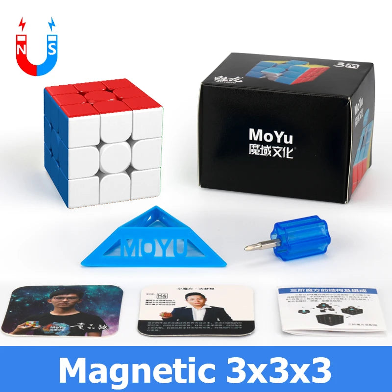 MoYu Meilong Magnetique 2x2 3x3 4x4 5x5 Magic Speed Cube