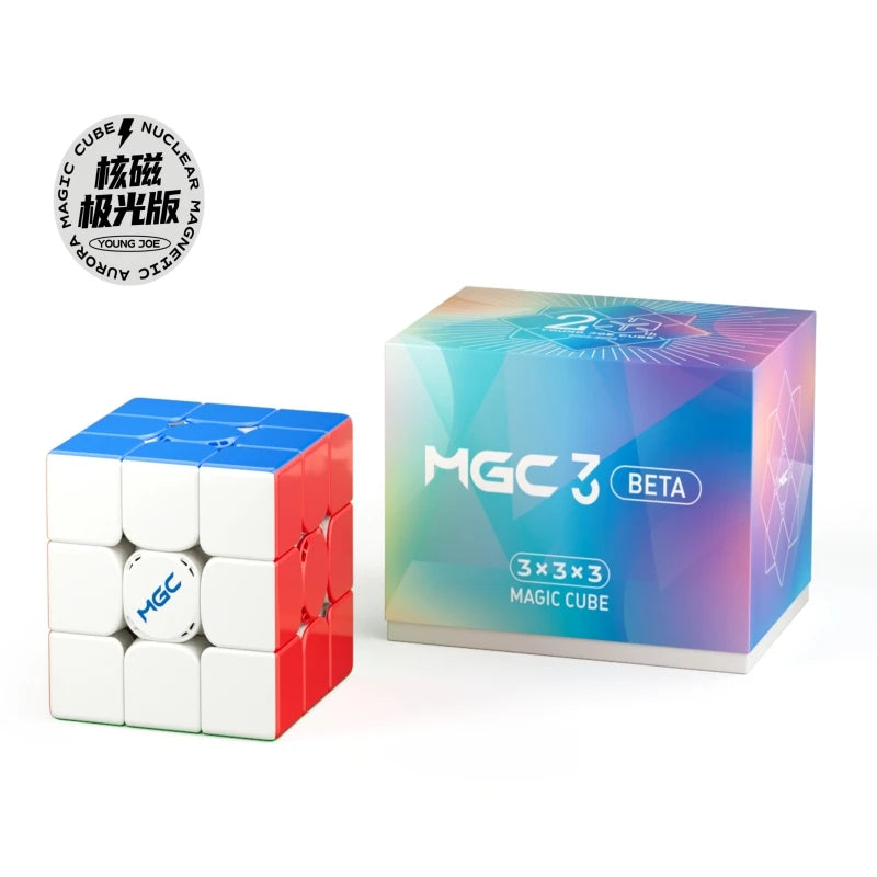YJ MGC Beta 3x3x3 Magnetic Magic Cube Maglev Ball Core UV Stickerless Professional 3x3 Speed Fidget Cube Toys Children Gift