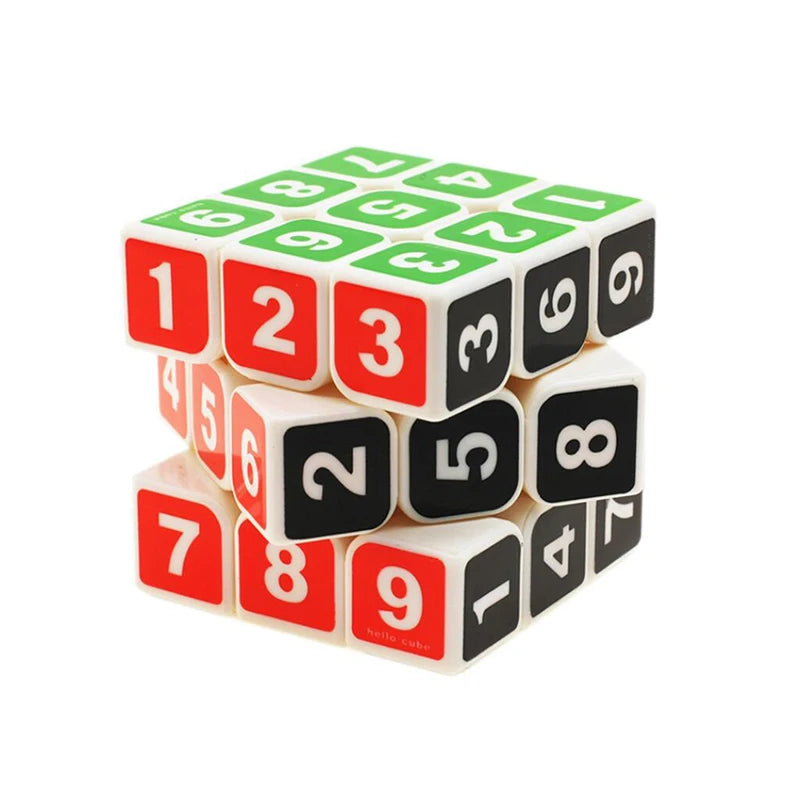 Fast Turning Cube Puzzle For Kids Speedcube IQ Test Brain
