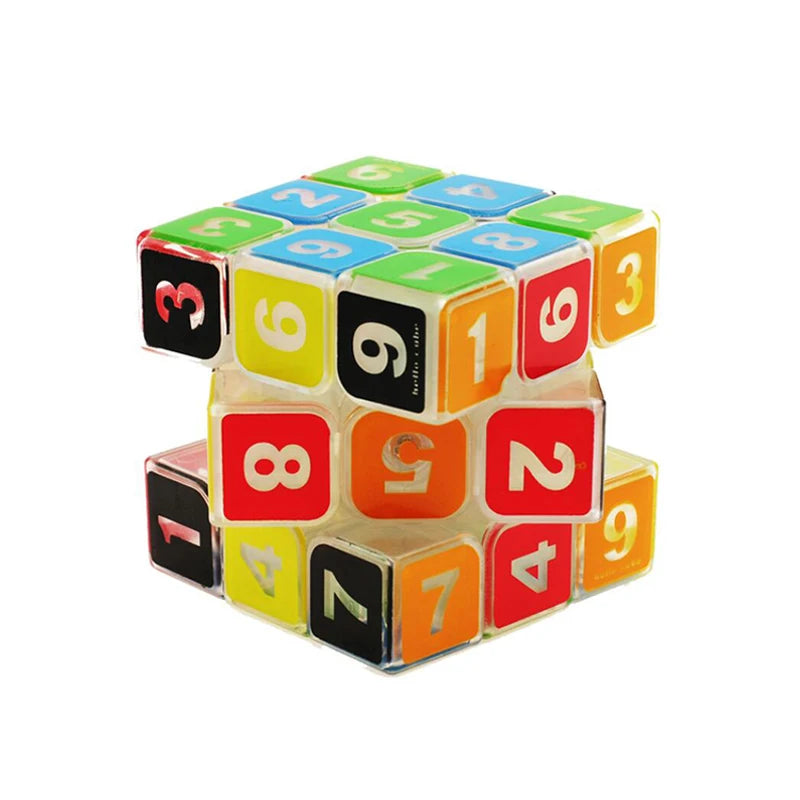 Fast Turning Cube Puzzle For Kids Speedcube IQ Test Brain